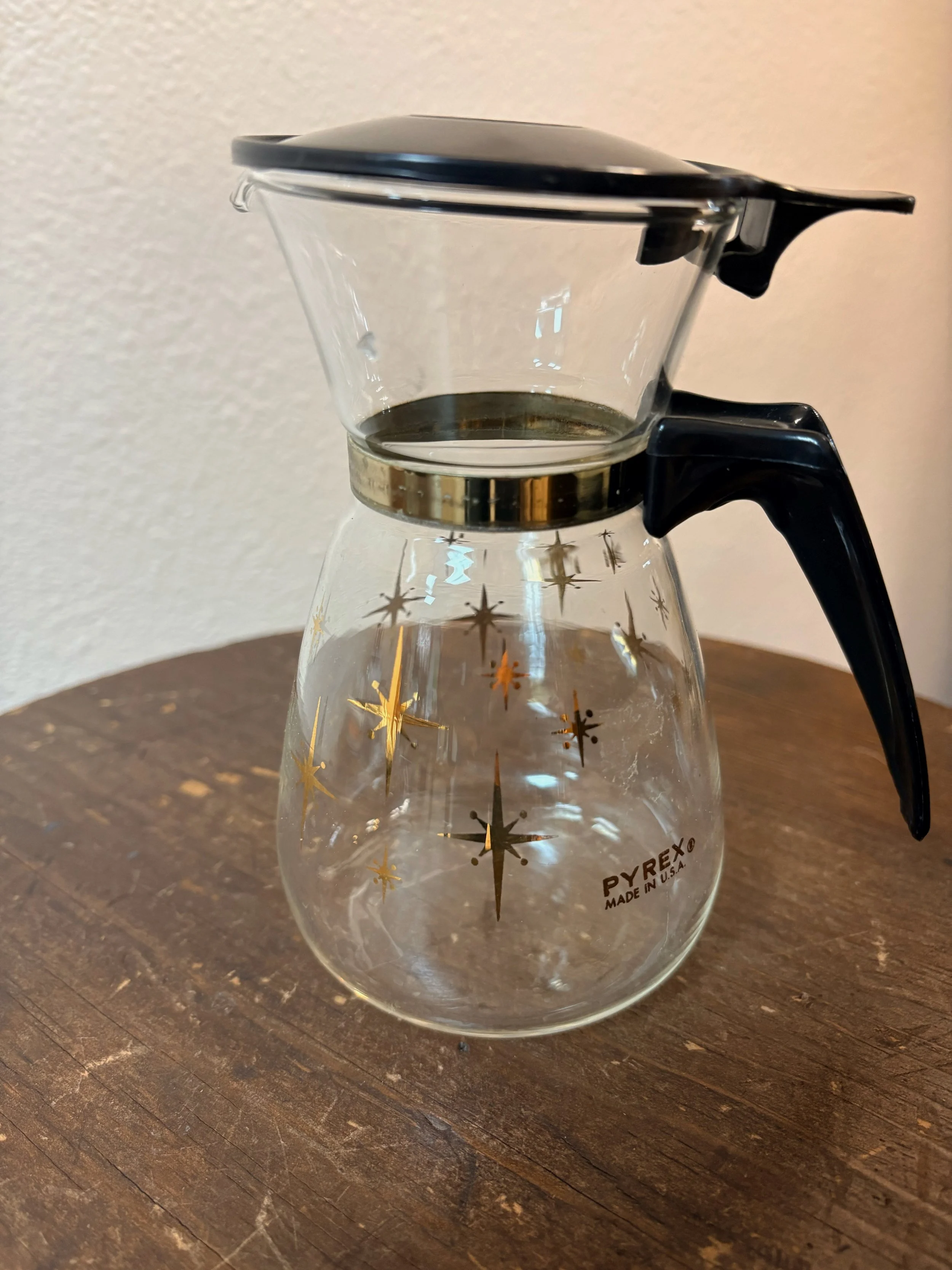 Vintage Pyrex Atomic Starburst Coffee or Syrup Pitcher Vintage Pyrex Atomic Starburst Coffee or Syrup Pitcher